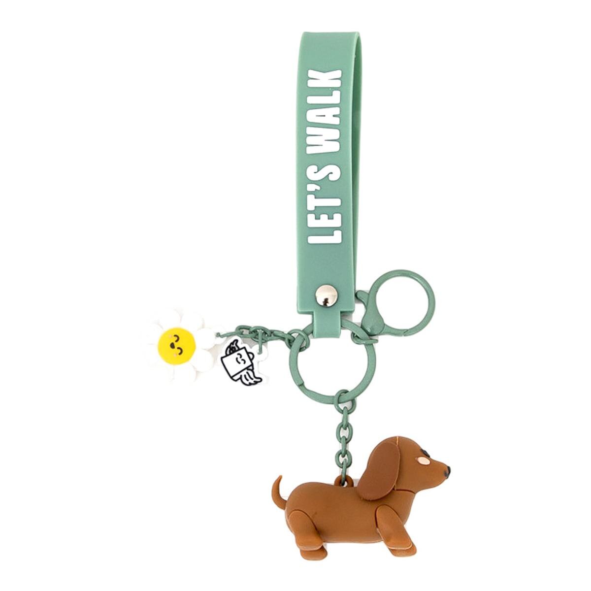 Imagen 0 de Llavero con colgante  Mr Wonderful Perro salchicha  Let’s walk?