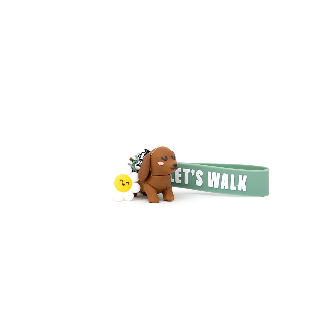 Imagen 2 de Llavero con colgante  Mr Wonderful Perro salchicha  Let’s walk?