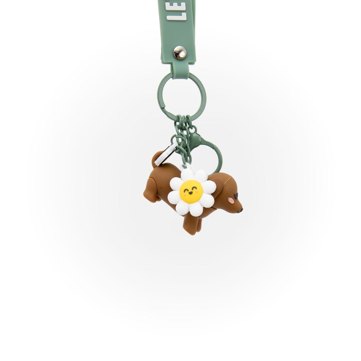 Imagen 3 de Llavero con colgante  Mr Wonderful Perro salchicha  Let’s walk?