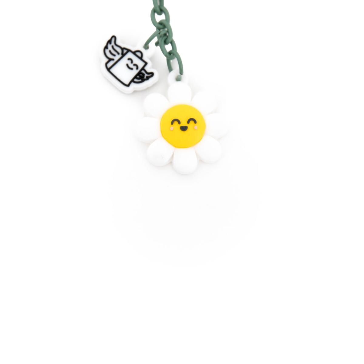 Llavero Decorativo Con Cita De Perro EZB - "Once By My Side, Forever In My Heart", Plata, Tamaño Aprox. 5 Cm