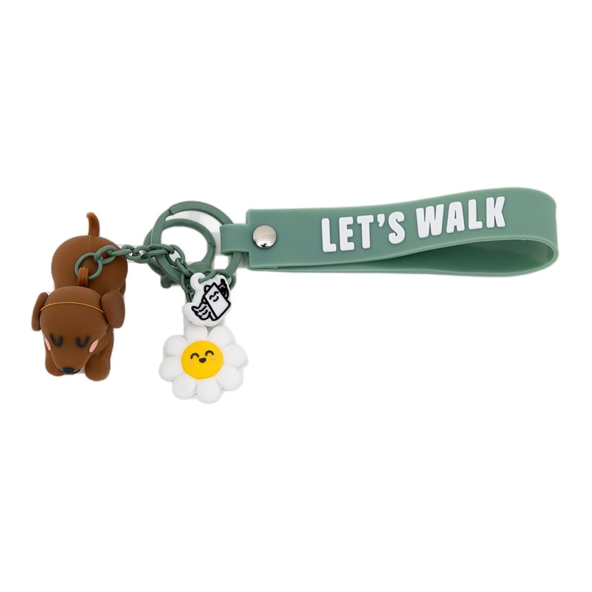 Imagen 5 de Llavero con colgante  Mr Wonderful Perro salchicha  Let’s walk?