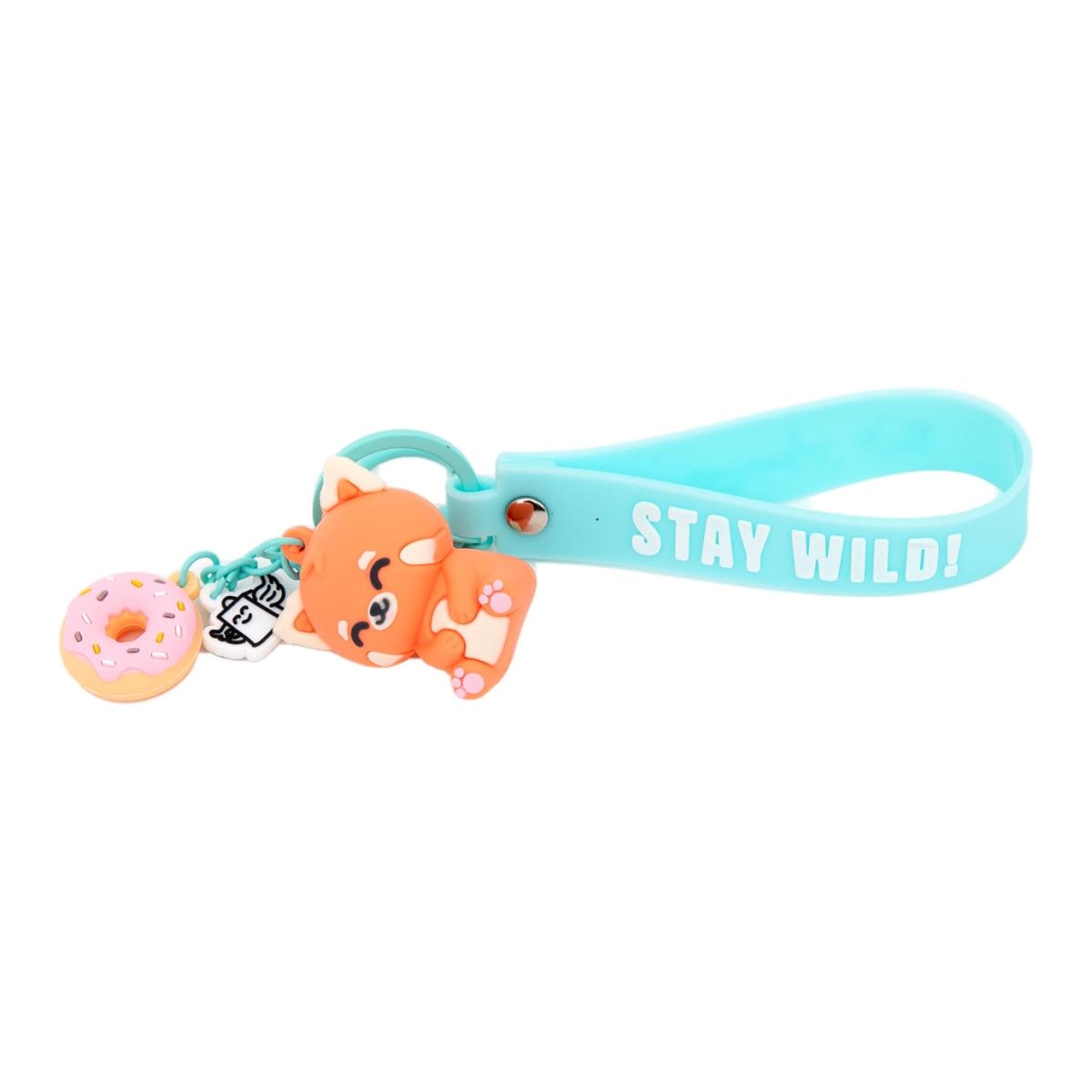 Imagen 3 de Llavero con colgante Mr Wonderful Panda rojo Stay wild!