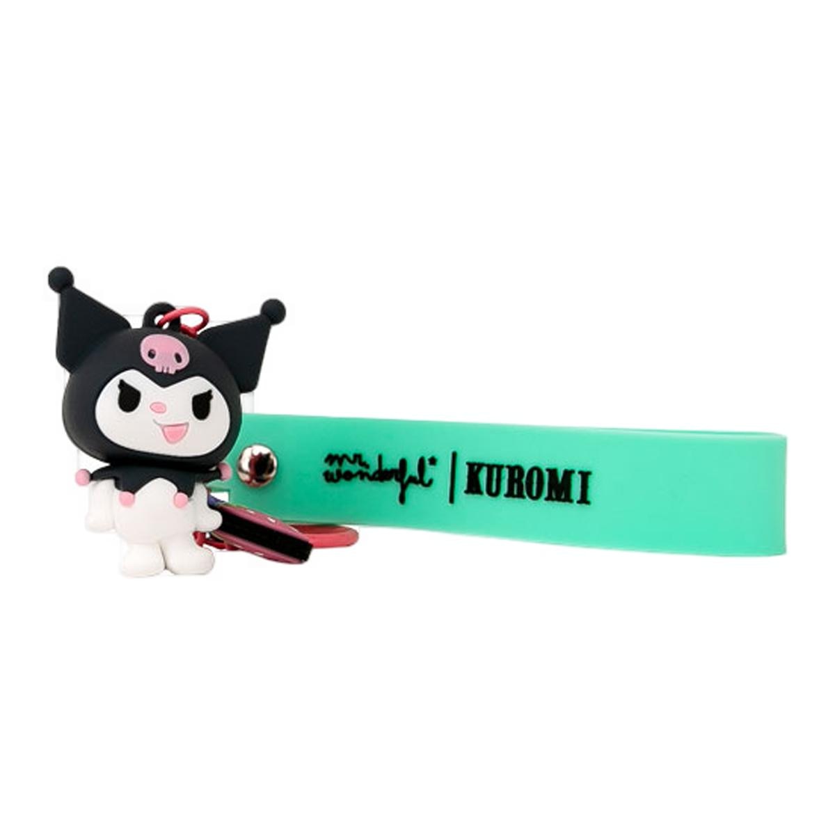 Porta-chaves com Pingente Mr Wonderful - Kuromi 2