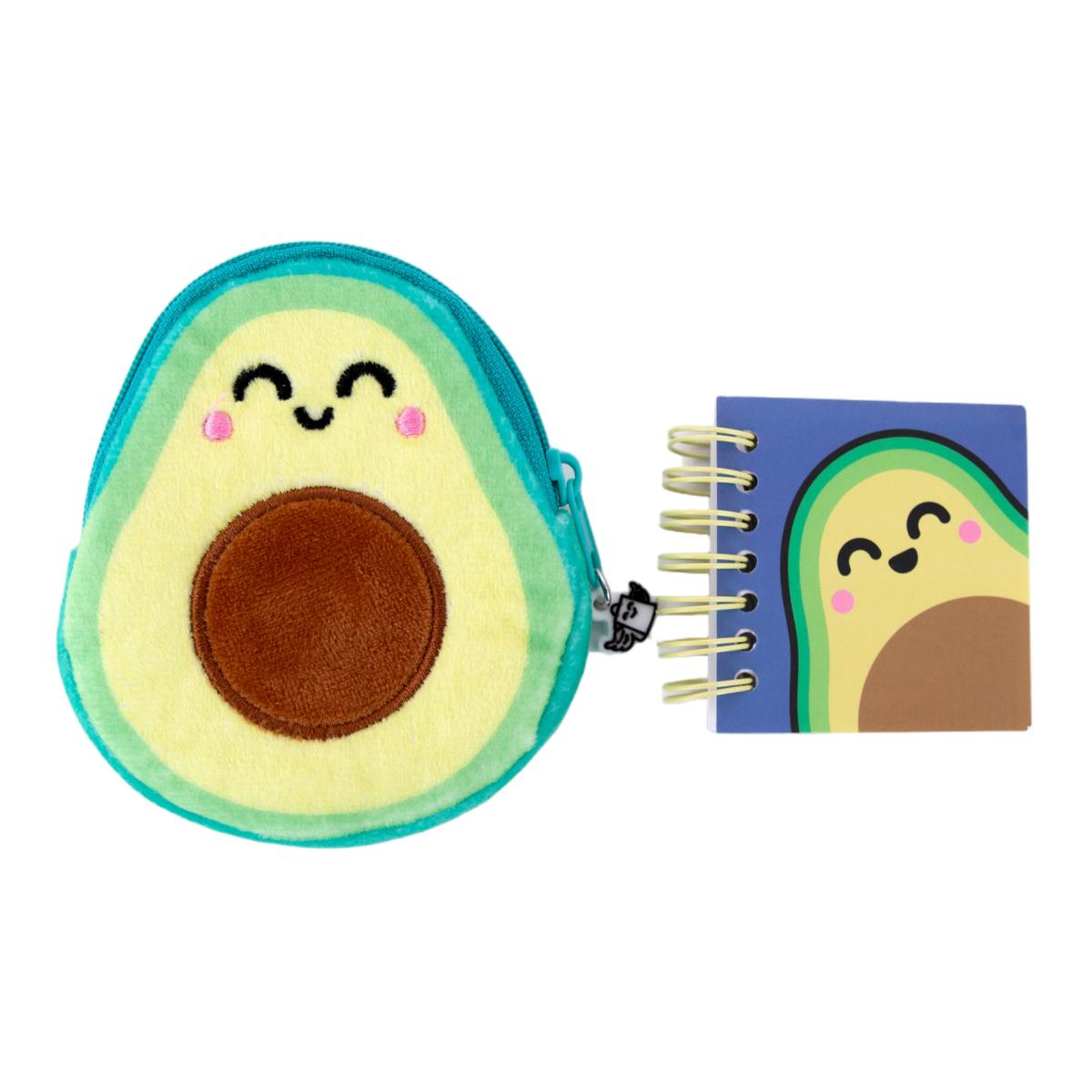 Imagem 0 de Porta-moedas com Porta-Chaves, Mini caderno e Autocolantes Mr Wonderful  Abacate