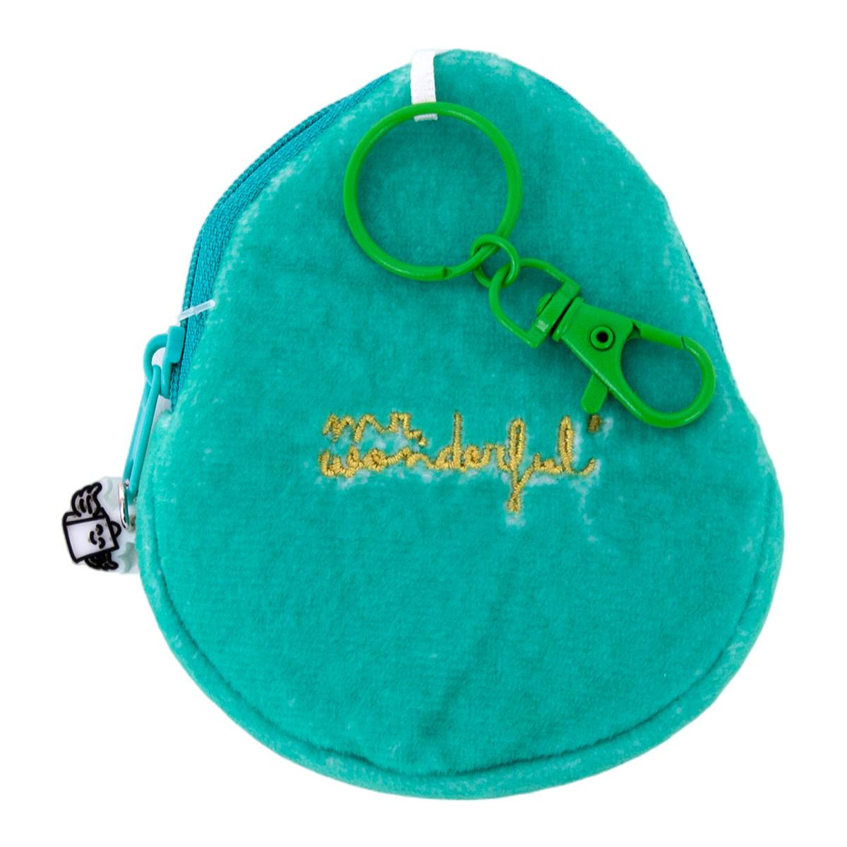 Porta-moedas com Porta-Chaves, Mini caderno e Autocolantes Mr Wonderful  Abacate 6