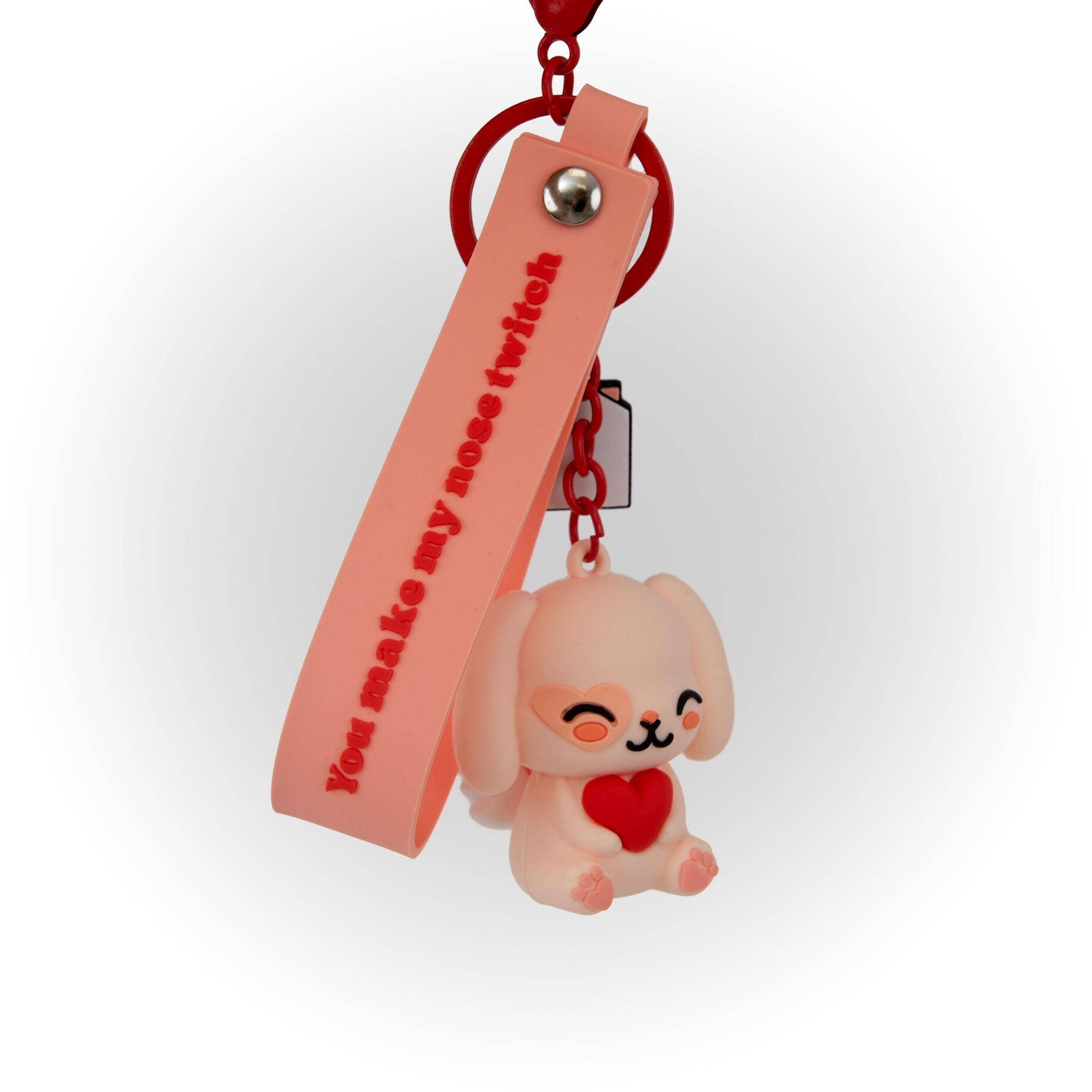 Porta-chaves com pingentes Coelhinho Cupido Mr Wonderful -  You make my nose twitch 4