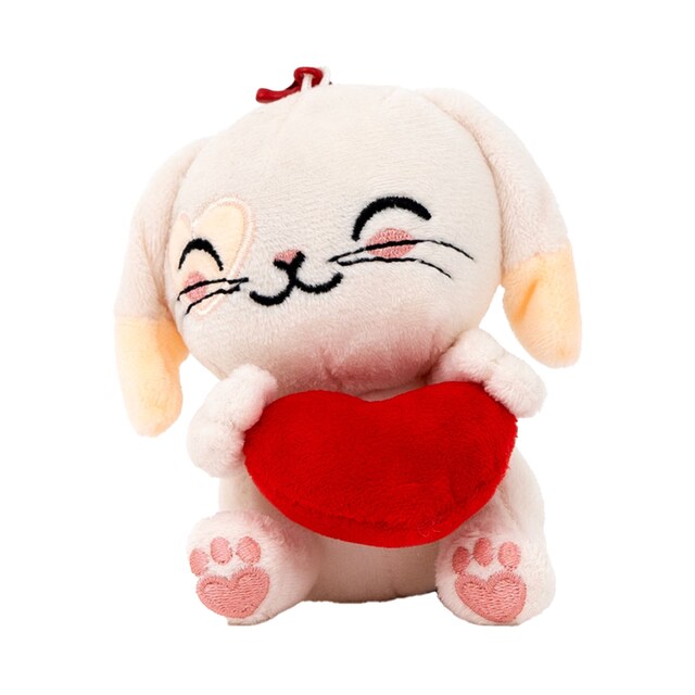 Imagem 0 de Porta-chaves de pelúcia Mr Wonderful - Coelhinho com coração.