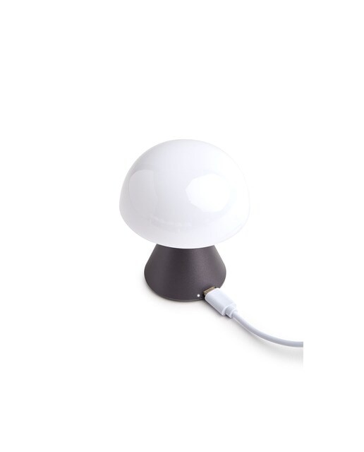 Mini candeeiro Led cinzento e branco 3