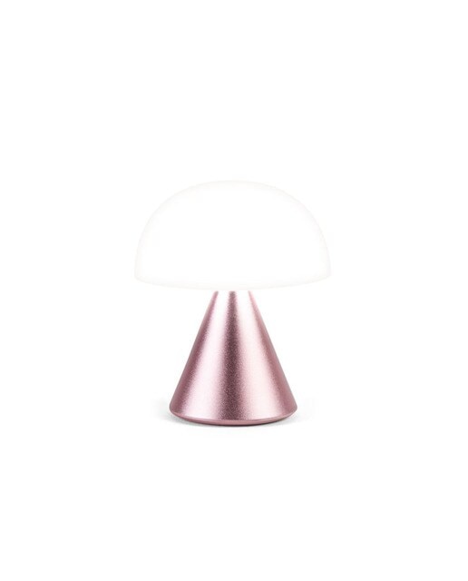 Mini candeeiro Led rosa e branco Rosa-2