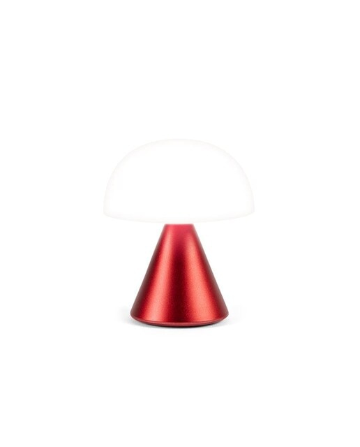 Mini candeeiro Led vermelho e branco Vermelho-2