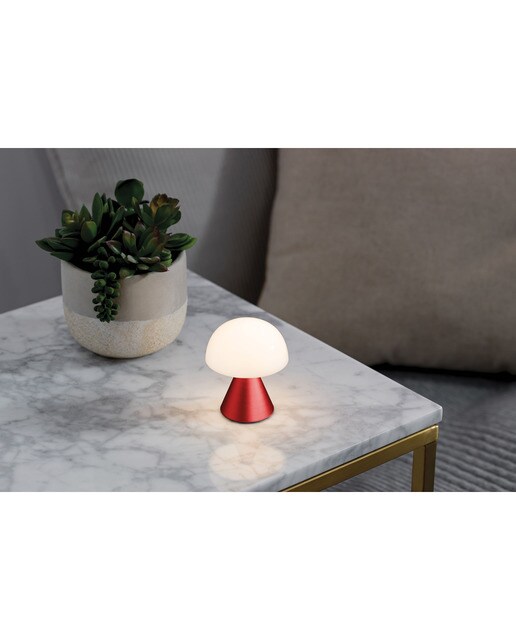 Mini candeeiro Led vermelho e branco Vermelho-4