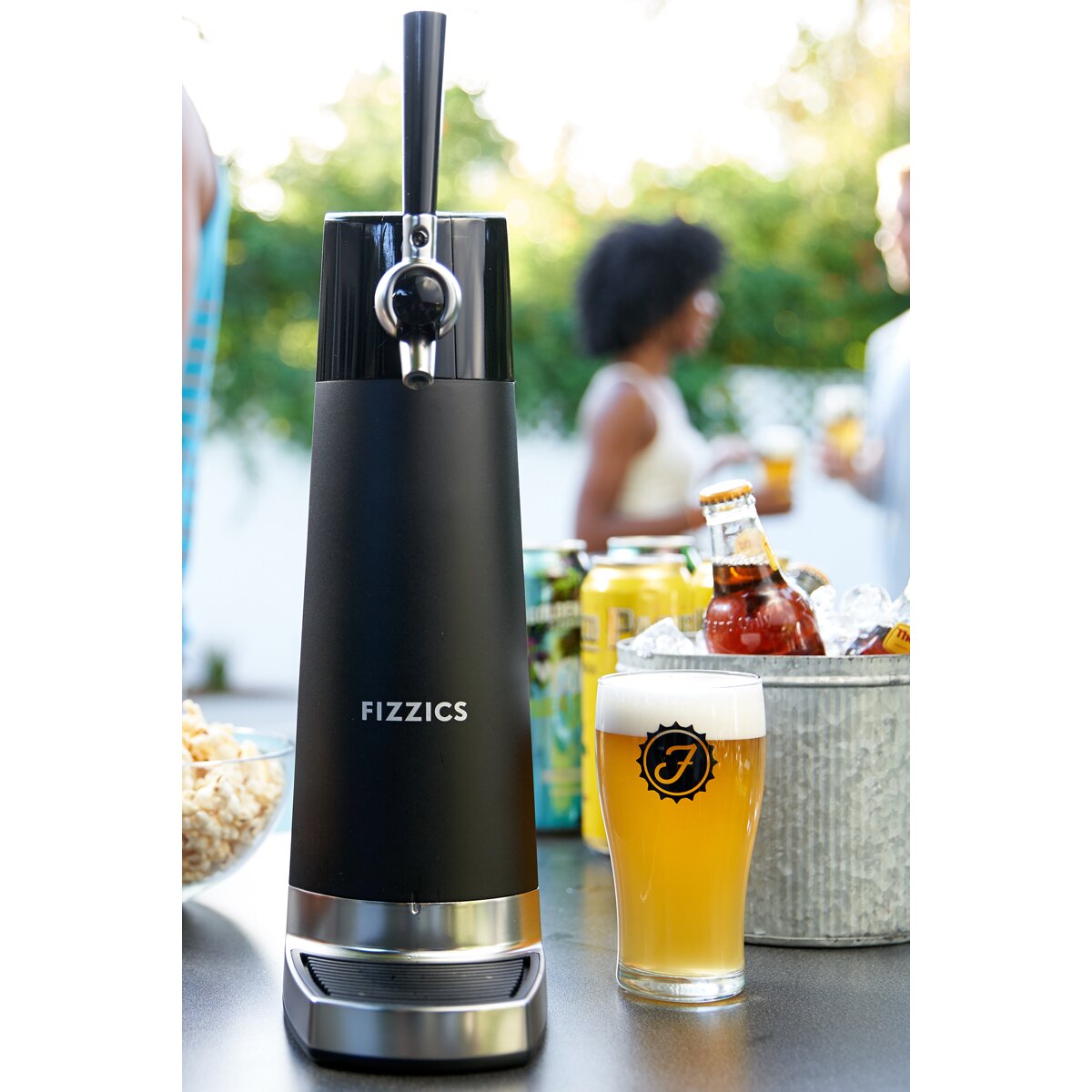 Dispensador portátil de cerveja preto 8