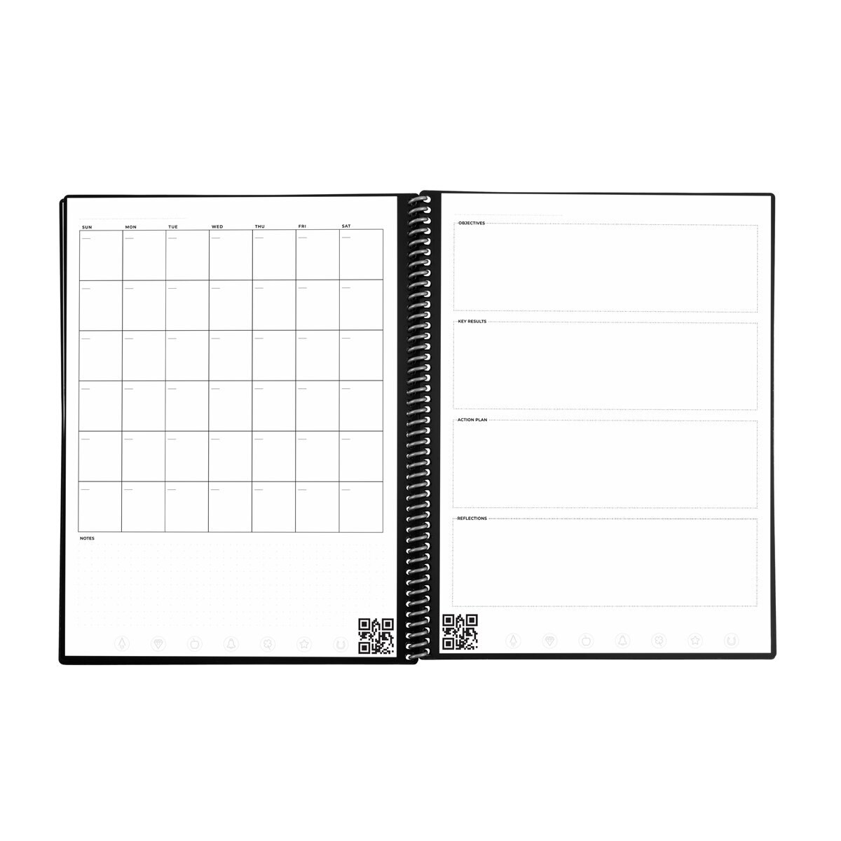 Caderno inteligente reutilizável Rocketbook Fusion Lettersize 4