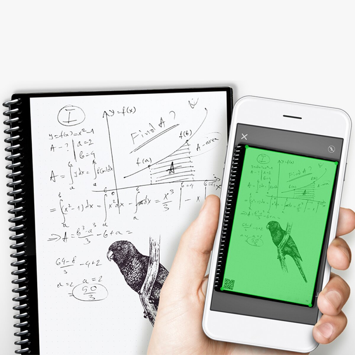 Caderno inteligente reutilizável Rocketbook Fusion Lettersize 8