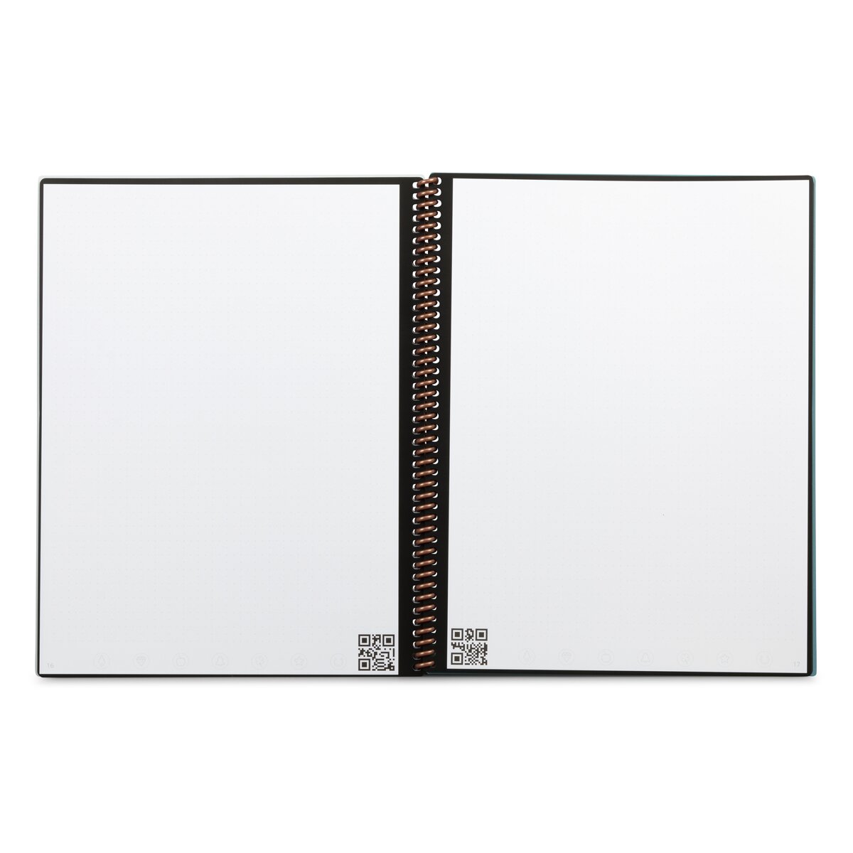 Caderno inteligente reutilizável Rocketbook Everlast Lettersize azul-claro 2