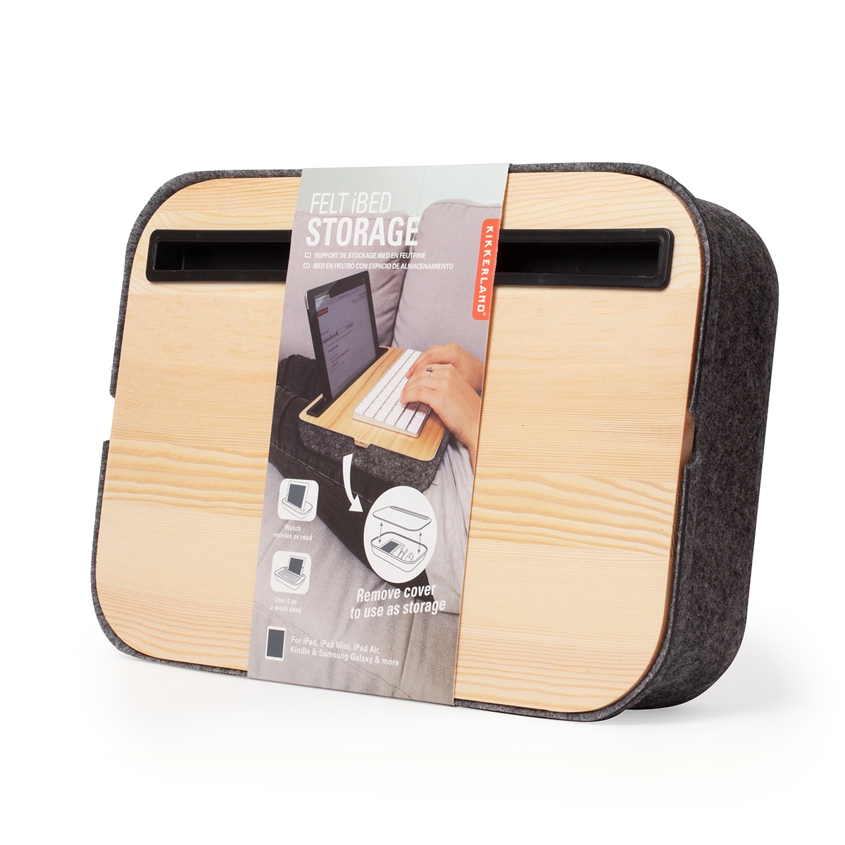 Mesa para iPad com armazenamento 4