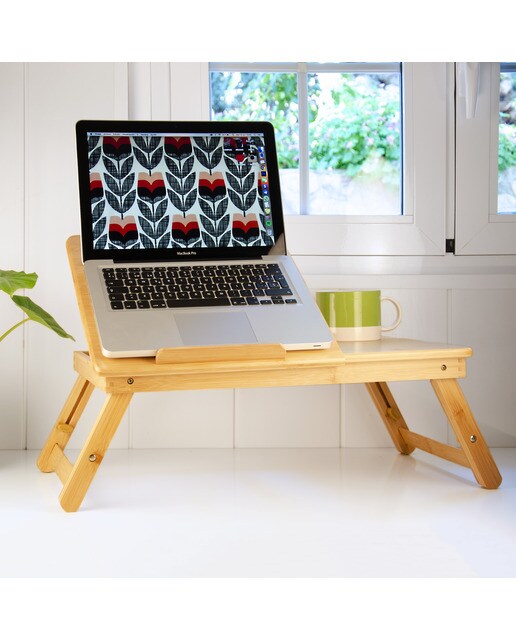 Mesa Dobrável de Bambu Milimetrado 5