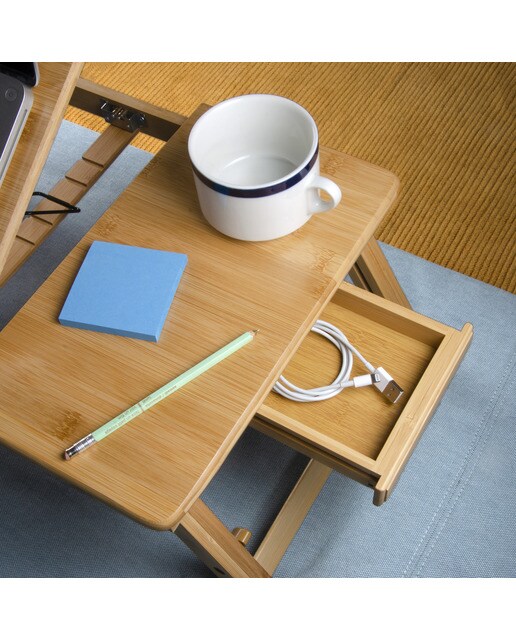 Mesa Dobrável de Bambu Milimetrado 7