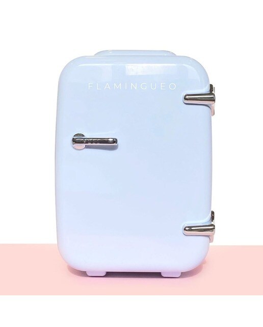 Frigorífico Portátil Elétrico Vintage 4 Litros Azul Pastel 2