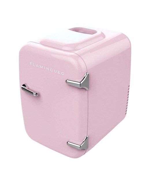 Frigorífico Portátil Elétrico Vintage 4 Litros Rosa Pastel 1
