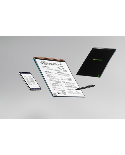 Caderno Inteligente Reutilizável Rocketbook Flip Executive Size 4