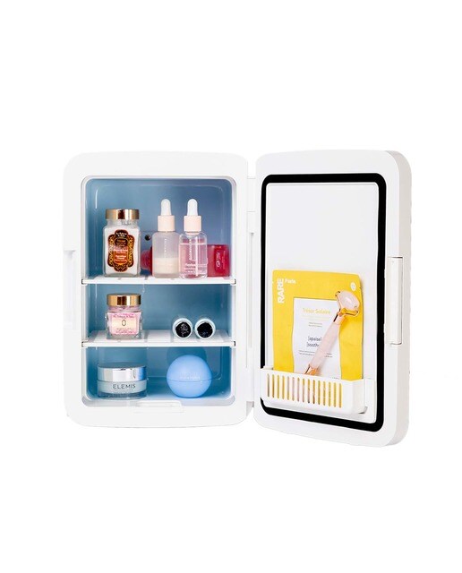 Geleira Portátil Elétrica 10 litros com Espelho e Led - Branco 3
