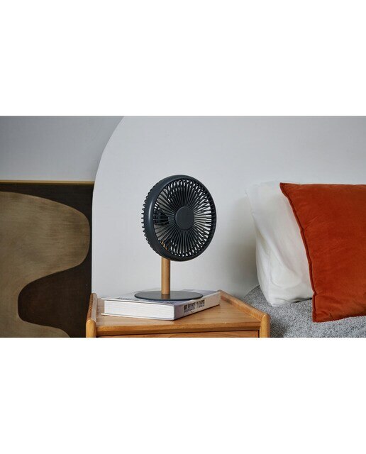 Ventilador Desing com Luz - Cinzento 2