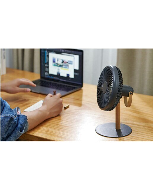 Ventilador Desing com Luz - Cinzento 7