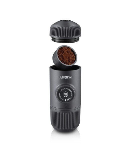 Máquina de café Nanopresso Wacaco cinza 1