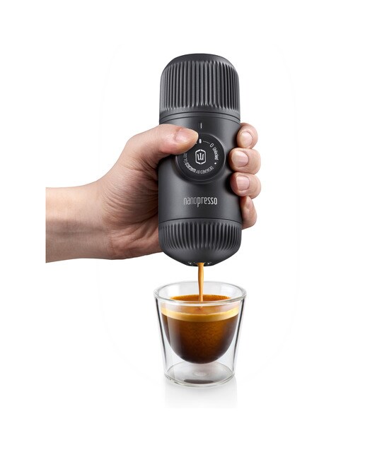 Máquina de café Nanopresso Wacaco cinza 2