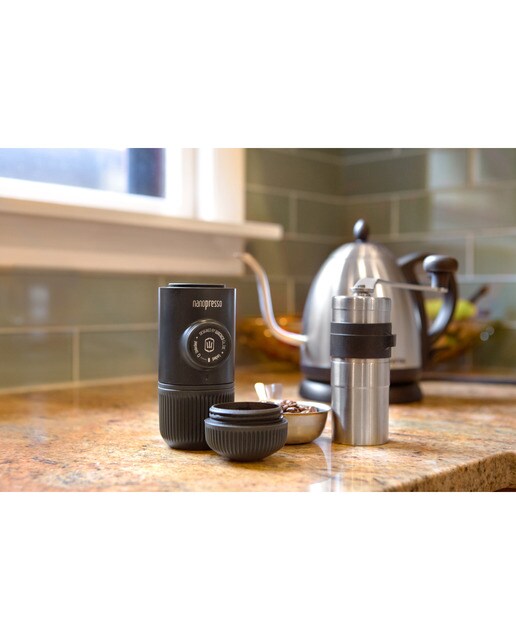 Máquina de café Nanopresso Wacaco cinza 3