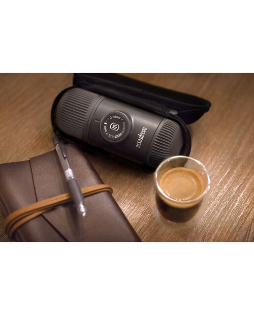 Máquina de café Nanopresso Wacaco cinza 4