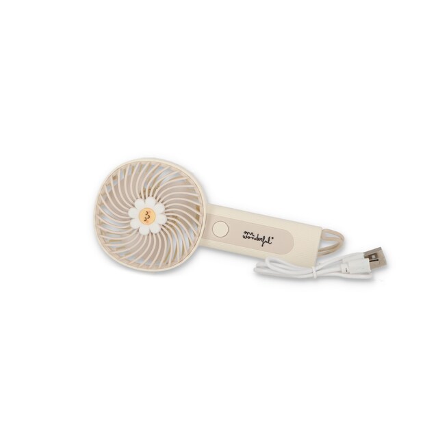 Mini ventilador de mano Mr Wonderful: Margarita rosa