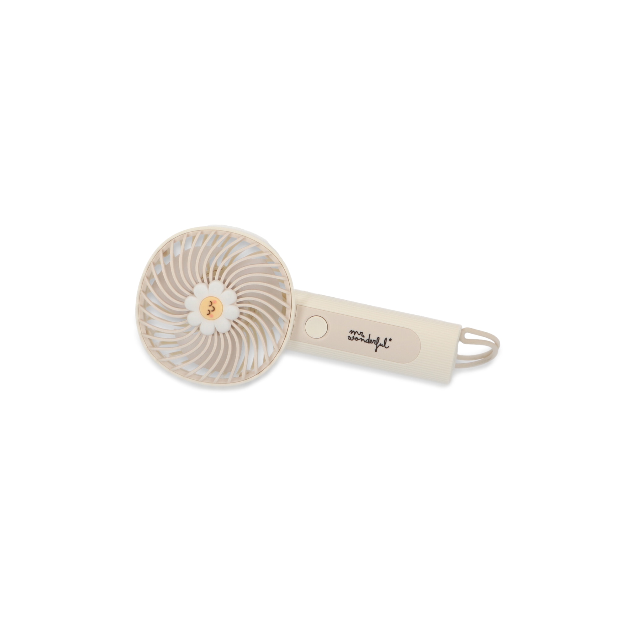 Mini ventilador de mano Mr Wonderful: Margarita rosa 3