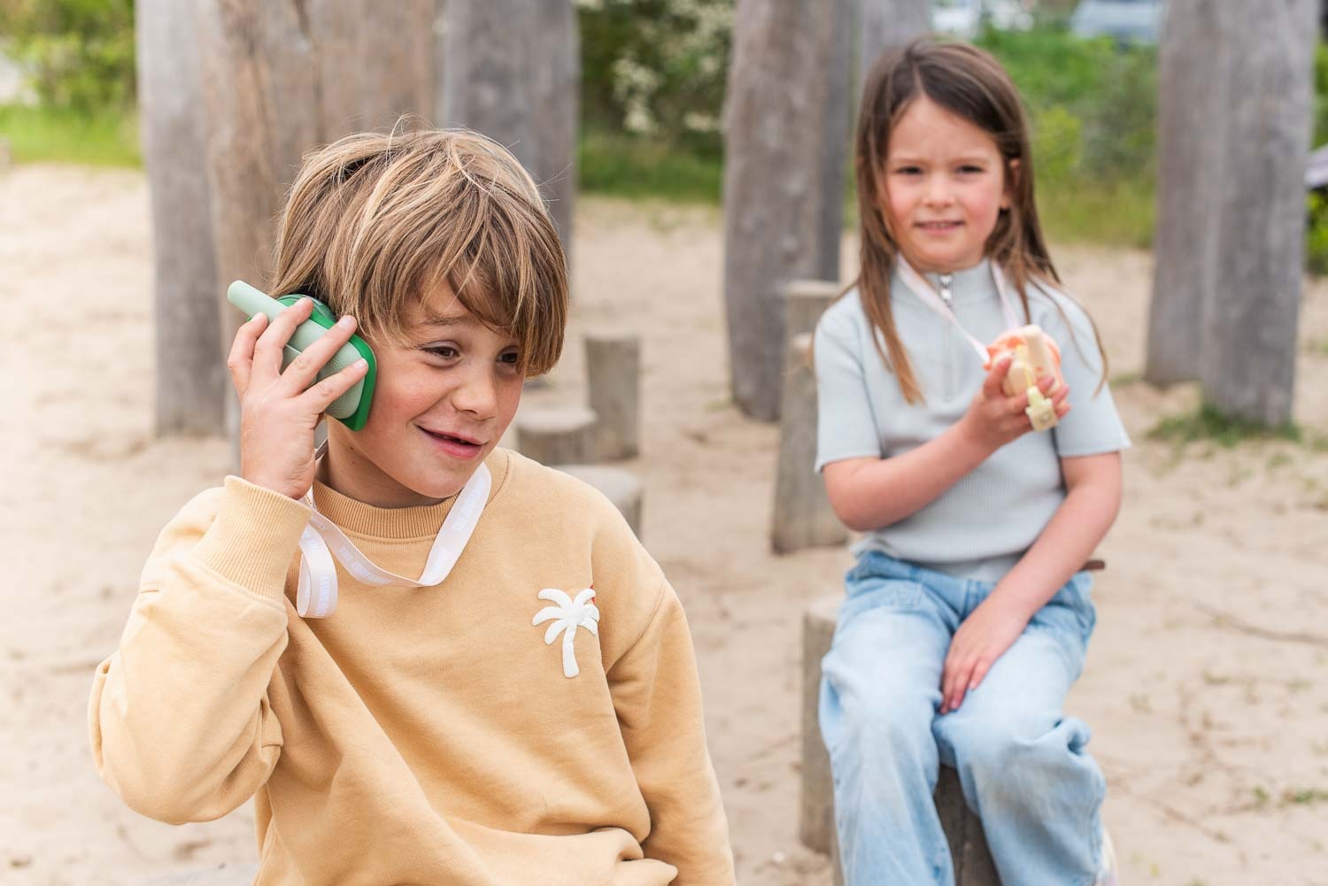 Walkie-Talkies Dino The Zoofamily para Crianças Verde Verde-12