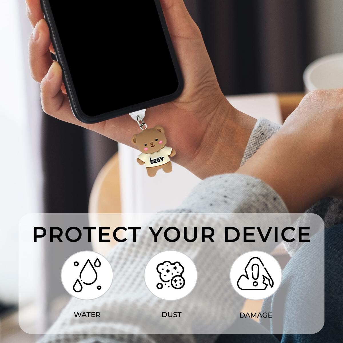 Charm Bear para móvil Type C 6
