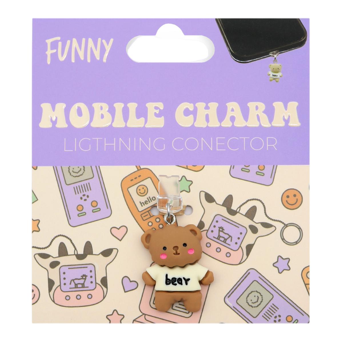 Charm de Urso para Telemóvel Lightning 9