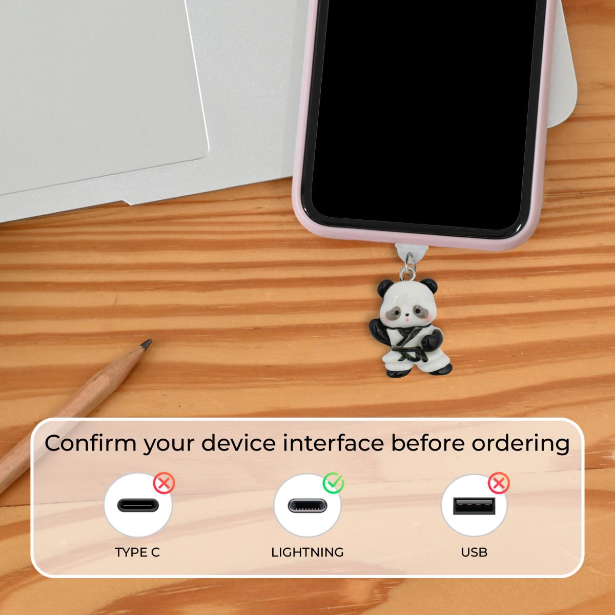 Charm Panda Telemóvel Lightning 5