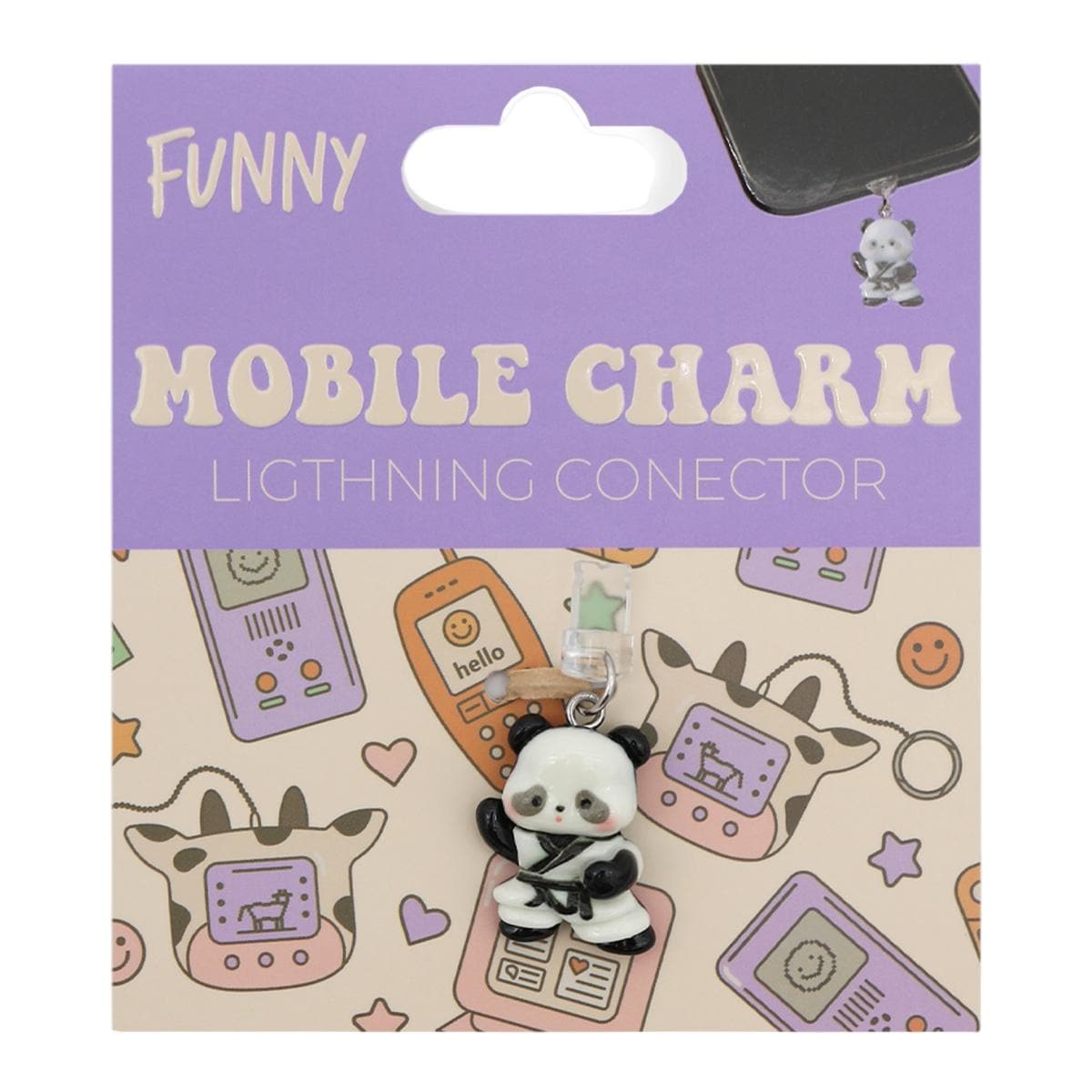 Charm Panda móvil Lightning 9