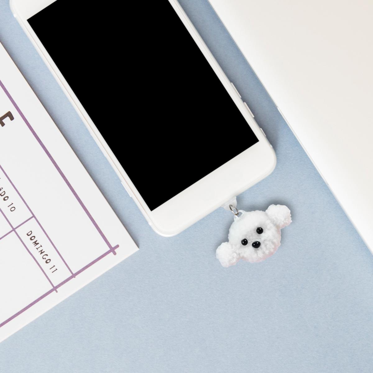 Charm Cão para telemóvel Lightning 8