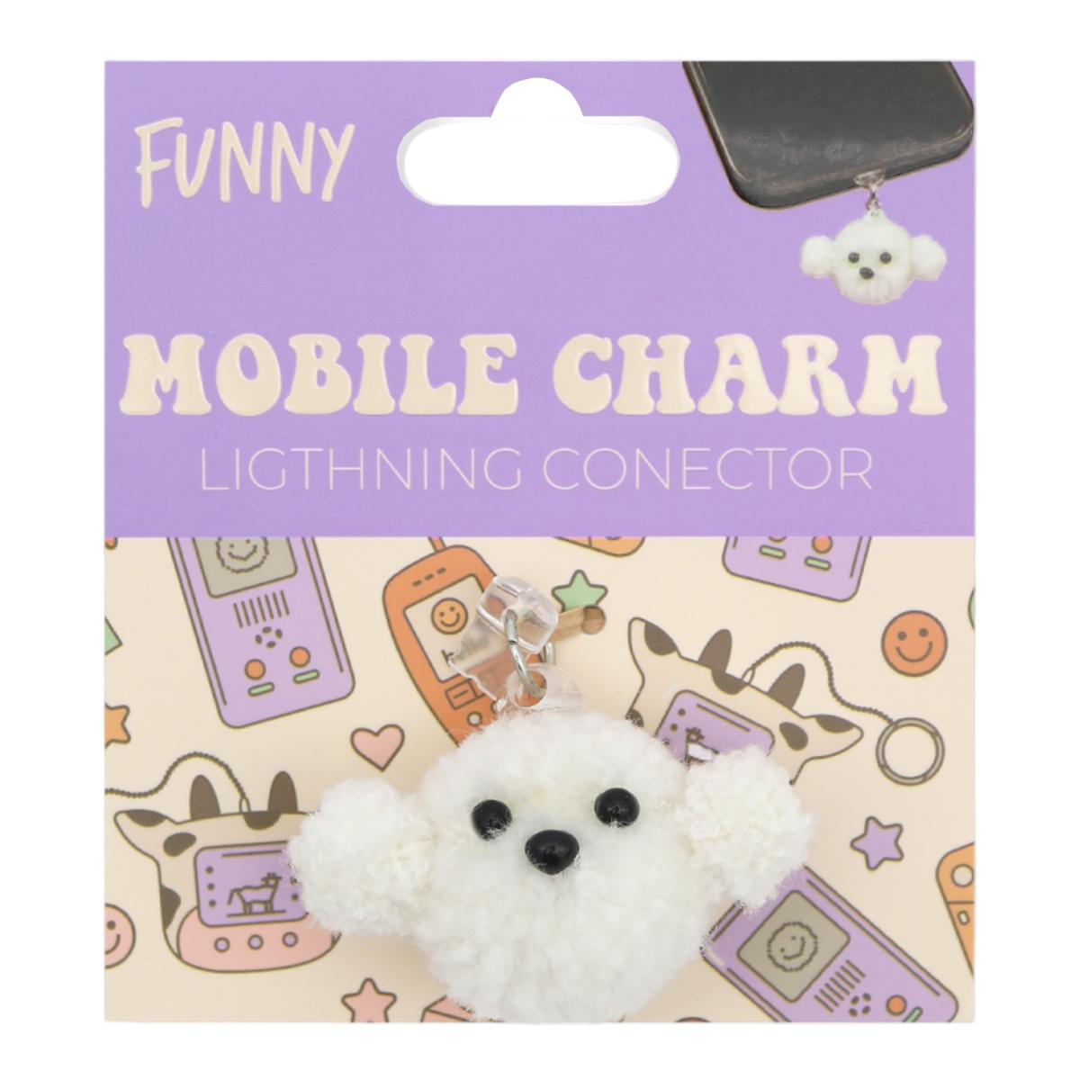 Charm Cão para telemóvel Lightning 10