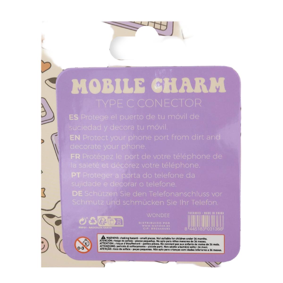 Charm de Flor Branca para móvel Tipo C 10