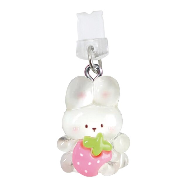 Imagem 0 de Charm Coelho Branco Telemóvel Lightning