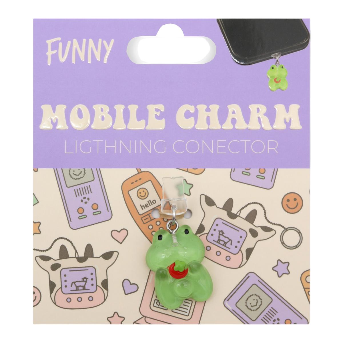 Charm  Rabo Morango Telemóvel Lightning 9