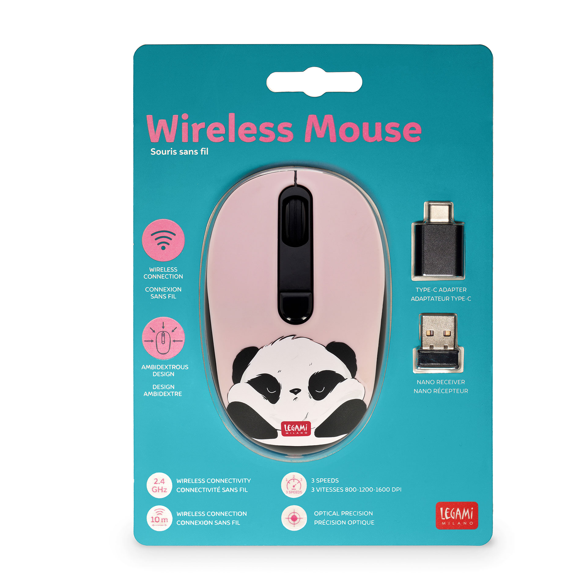 Rato sem Fios Legami Panda 4