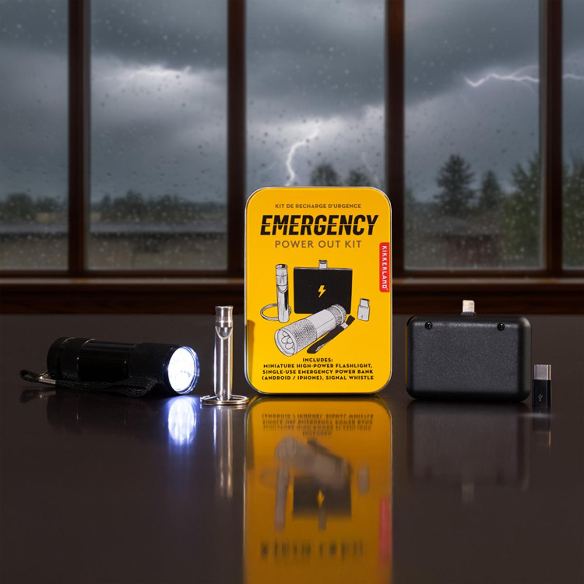 Kit de Emergencia de Kikkerland com Batería Portátil 2