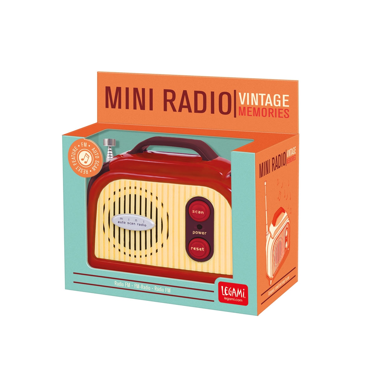 Mini rádio portátil 2