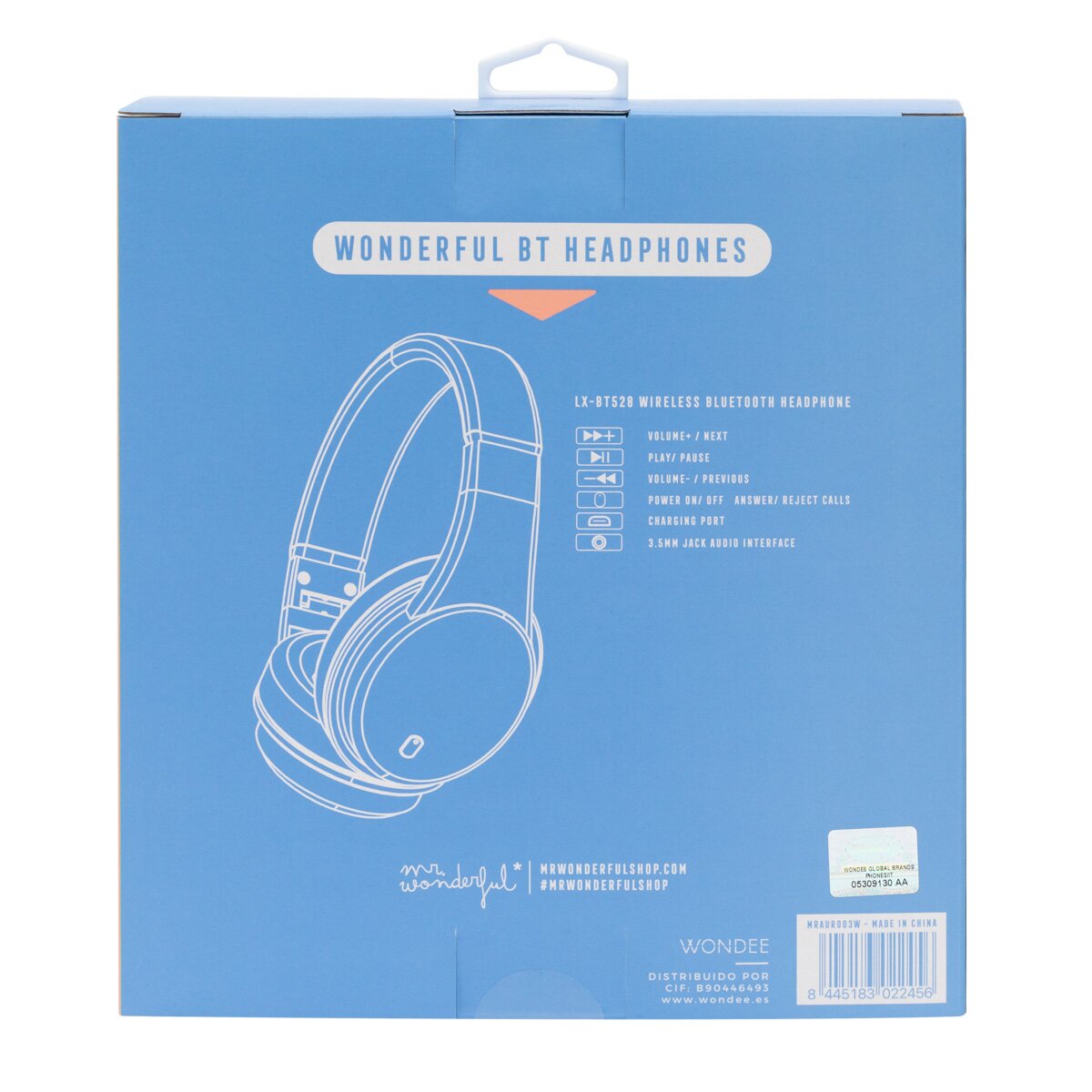 Headphones Mr. Wonderful bluetooth 8