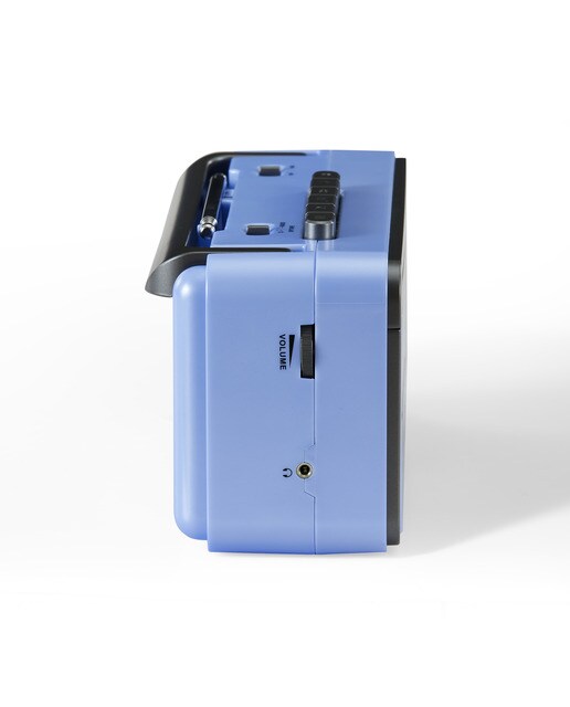 Leitor de cassetes Crosley com rádio e Bluetooth azul 3