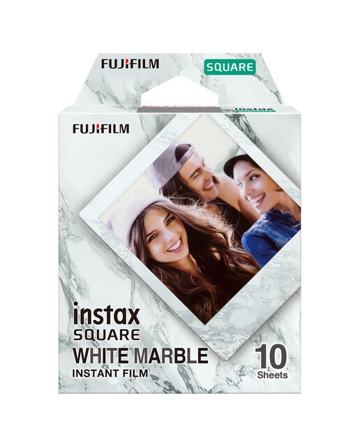 Imagem 0 de Pack de 10 Películas Instax Square Whitemarble